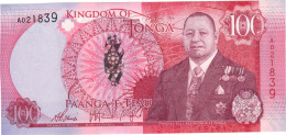 TONGA 100 PA'ANGA 2015 UNC  A021839 - Tonga