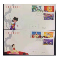 China FDC,Head Office First Day Cover 2021-17 "Animation - Nezha's Battle In The Sea" - 2020-…