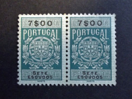 Portugal Fiscal/ Revenue, Portugal - Estampilha Fiscal - Série De 1940 - 7$00 - Oblitérés