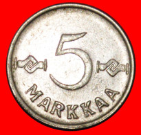 * CROSS (1952-1962): FINLAND  5 MARKS 1954 DIE B! · LOW START · NO RESERVE! - Finnland