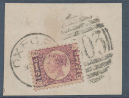 GB QV ½d Plate 10 (CW) Superb Used With Duplex „OXFORD / 603“, Oxfordshire (4VODB) - Oblitérés