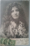 NOUVELLE ZELANDE - Belle Carte Précurseur Du 16/05/1904 D'une Maori (Sadness) Pour Malte Le 23/06 - 2 Photos - Storia Postale