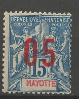 MAYOTTE N° 23A NEUF** LUXE SANS CHARNIERE / Hingeless / MNH - Ongebruikt