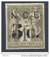 NOUVELLE CALEDONIE  N° 8 FAUSSE SURCHARGE ( TIMBRE AUTHeNTIQUE )  NEUF** LUXE - Unused Stamps