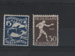 Niederlande Michel Kat.No. Vlh/* 211/212 Olympia - Unused Stamps