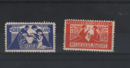Niederlande Michel Kat.No. Vlh/* 134/135 - Unused Stamps