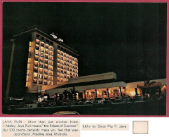 Malaysia Hotel JAYA PURI Means "the Palace Of Succes, 370 Rooms" Jalan Barat, Petaling Jaya 1975's_UNC_cpc - Malesia