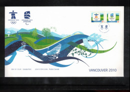 Canada 2009 Olympic Games Vancouver FDC - Winter 2010: Vancouver