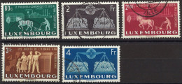 LUSSEMBURGO 1951 - Per Una Europa Unita - 5 Valori Usati - Used Stamps