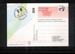 Canada 2010 Olympic Games Vancouver - KAMLOOPS BC Postmark Interesting Postcard - Hiver 2010: Vancouver