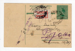 1931. KINGDOM OF YUGOSLAVIA,SERBIA,VRANJE TO N. SAD AND BACK,LABEL: INCONNU,UNKNOWN,STATIONERY CARD,USED - Entiers Postaux