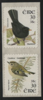 Ireland 2001 MNH Sc 1319c 30p (38c) Blackbird, Goldcrest Perf 11.25 Pair - Neufs