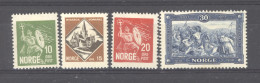Norvège  :  Yv  147-50  * - Unused Stamps