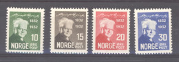 Norvège  :  Yv  155-58  * - Unused Stamps