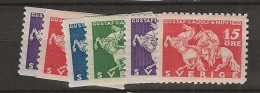 1932 MNH Sweden Mi 216-19 Postfris** - Ungebraucht