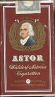 Ancien Paquet Vide En Carton De 10 Cigarettes Astor - Sigarettenkokers (leeg)