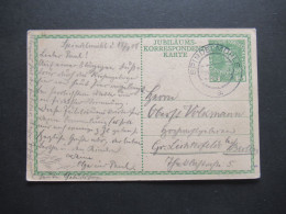 1908 Österreich 5 Heller GA Jubiläums Korrespondenz Karte Mit Großem K2 Spindelmühle - Gr. Lichterfelde Bei Berlin - Cartes Postales