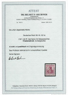 DR: MiNr. 92 I A, Friedensdruck, Postfrisch, **, BPP Attest - Unused Stamps