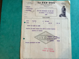 75/ Paris 9eme Fact Le Fly Tox 1937 - Drogisterij & Parfum