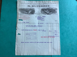 75/ Paris Fact Manufacture De Toile Emeri Et Produits Chimiques M.duperrey 1937 - Perfumería & Droguería