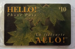 Canada  $10 MINT Hello Phone Pass - Canada