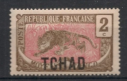 TCHAD - 1922 - N°YT. 2 - Panthère 2c - Neuf Luxe ** / MNH / Postfrisch - Neufs