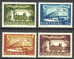 Portugal Sc# 818-821 MH 1956 Trains - Unused Stamps