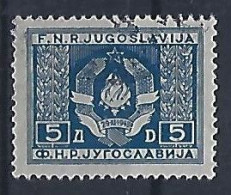 Jugoslavia 1946  Dienstmarken (o) Mi.6 - Dienstzegels