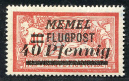 REF 088 > MEMEL FLUGPOST < PA N° 20 * Neuf Ch Dos Visible - MH * > Air Mail - Aéro - Ungebraucht