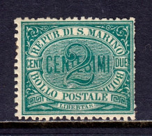 San Marino - Scott #1 - MH - See Description - SCV $37 - Ungebraucht