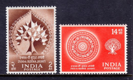 India - Scott #272-273 - MLH - SCV $13 - Nuovi