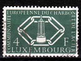 ⁕ LUXEMBOURG 1956 ⁕ Montanunion Mi.554 ⁕1v Used - Gebraucht