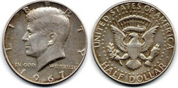 MA 31846 / USA 1/2 Dollar 1967 TTB+ - 1964-…: Kennedy