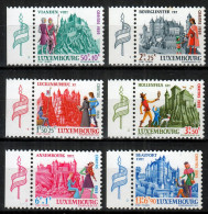⁕ LUXEMBOURG 1969 ⁕ Caritas, Burgen ( Castles ) Charity Mi.798-803 ⁕ 6v MNH - Neufs