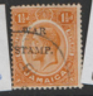 Jamaica  1917   SG  74  1.1/2d  Overprinted WAR TAX  Fine Used - Jamaica (...-1961)