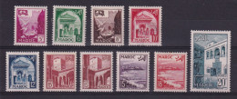 D 782 / COLONIE MAROC / LOT N° 306/314 NEUF* COTE 10.50€ - Unused Stamps