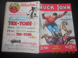 Buck John N°89 Année 1957 Em - Petit Format