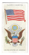 FL 10 - 46-a U.S.A. National Flag & Emblem, Imperial Tabacco - 67/36 Mm - Advertising Items