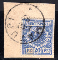 DNG V 48 D, Vorläufer 20 Pf. Auf Briefstück M. Stpl. Matupi 10/2 95 - Nueva Guinea Alemana