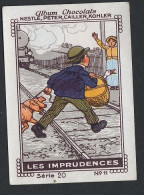 Nestlé - 20 - Les Imprudences, The Imprudence, Onvoorzichtigheid - 11 - Train, Rails - Nestlé