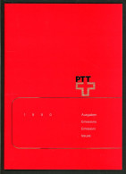 Livret Annuel Des Timbres Suisses, Oblitérées - 1990 - Gebraucht
