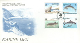 Guernsey Set On FDC - FDC