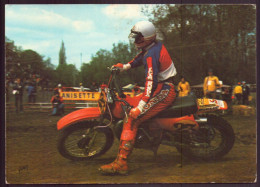 GRAHAM NOYCE HONDA 500 THOUARS 1979 TRACE DE COLLE AU DOS - Motorcycle Sport