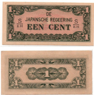 Japan Government Occupation JIM Indonesia 1 Cent WWII ND 1942  P-119 UNC - Japon