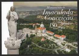 Portugal Carte Entier Postal Notre-Dame Immaculée Conception Basilique Sameiro Braga 2019 Stationery Sanctuary - Iglesias Y Catedrales