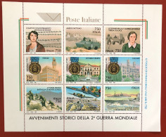 Italia - 50th Anniversary Of End Of Second World War - 1995 - Blocks & Kleinbögen