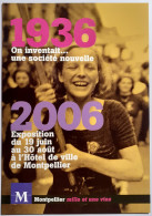 MANIFESTATION - Exposition 1936 2006 - 70 Ans Front Populaire - Carte Publicitaire Exposition - Demonstrationen