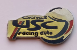 L343 Pin's USC Cagnes Sur Mer Alpes-Maritimes Racing Auto Achat Immédiat - Rallye