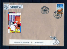 CUBITUS COLLAGE UNIQUE FDC - Lettres & Documents