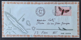 Nouvelle-Calédonie 1969 PA93 Ob Seul Sur Lettre TB - Covers & Documents